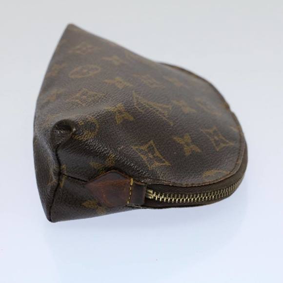 LOUIS VUITTON Monogram Pochette Cosmetic PM Cosmetic Pouch M47515 LV Auth bs9045 - Picture 4 of 16